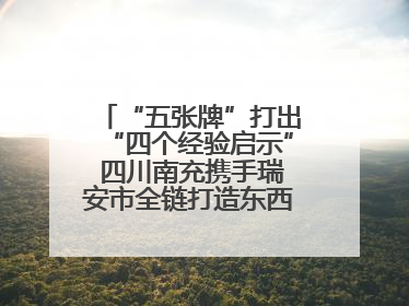 “五张牌”打出“四个经验启示” 四川南充携手瑞安市全链打造东西部“消费协作”