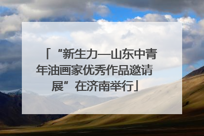 “新生力—山东中青年油画家优秀作品邀请展”在济南举行