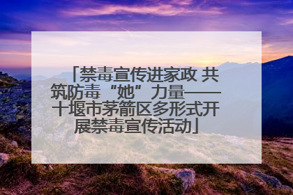 禁毒宣传进家政 共筑防毒“她”力量——十堰市茅箭区多形式开展禁毒宣传活动