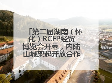 第二届湖南（怀化）RCEP经贸博览会开幕，内陆山城架起开放合作新桥梁