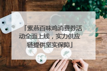 紫燕百味鸡消费券活动全面上线，实力供应链提供坚实保障