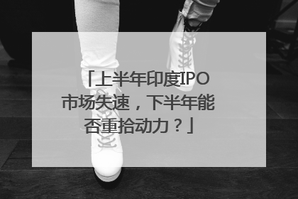 上半年印度IPO市场失速，下半年能否重拾动力？