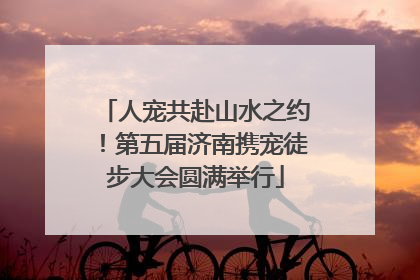 人宠共赴山水之约！第五届济南携宠徒步大会圆满举行