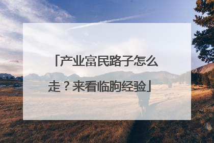 产业富民路子怎么走？来看临朐经验