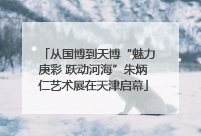 从国博到天博“魅力庚彩 跃动河海”朱炳仁艺术展在天津启幕