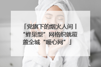 党旗下的烟火人间丨“蜂巢型”网格织就覆盖全城“暖心网”