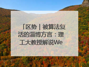 区势｜被算法复活的淄博方言：理工大教授解说Web3.0时代声音传播密码