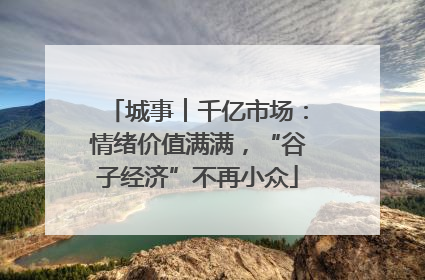 城事︱千亿市场：情绪价值满满，“谷子经济”不再小众