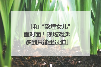 和“敦煌女儿”面对面！现场戏迷多到只能坐过道