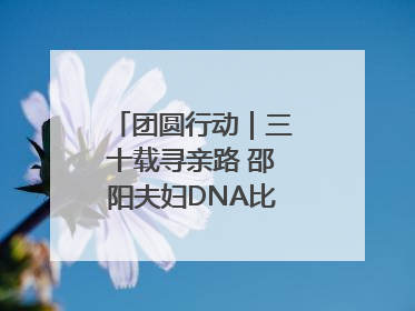 团圆行动｜三十载寻亲路 邵阳夫妇DNA比对终圆寻子梦