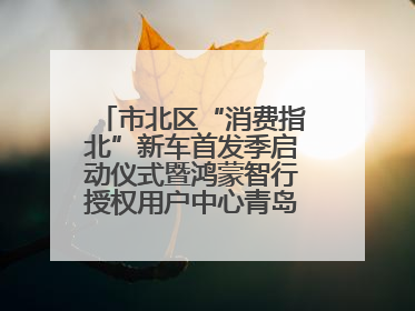 市北区“消费指北”新车首发季启动仪式暨鸿蒙智行授权用户中心青岛重庆南路开业盛典成功举办