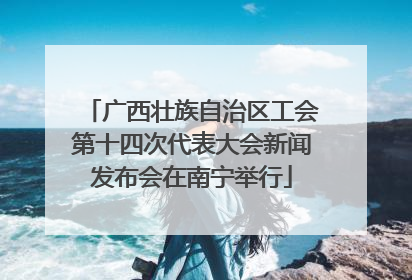 广西壮族自治区工会第十四次代表大会新闻发布会在南宁举行