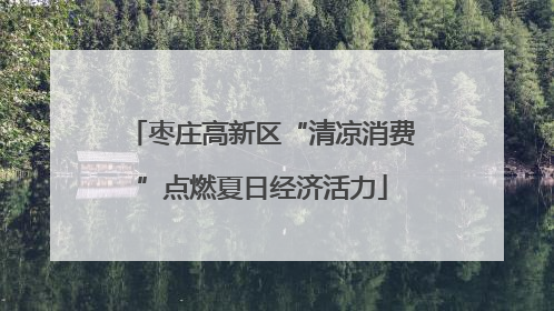枣庄高新区“清凉消费”点燃夏日经济活力