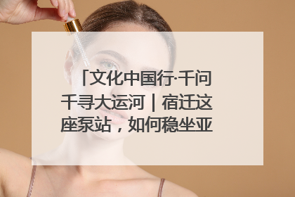 文化中国行·千问千寻大运河｜宿迁这座泵站，如何稳坐亚洲第一宝座？