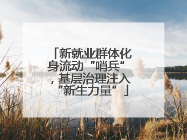 新就业群体化身流动“哨兵”，基层治理注入“新生力量”