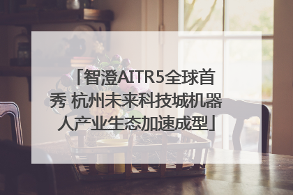智澄AITR5全球首秀 杭州未来科技城机器人产业生态加速成型