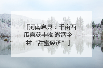 河南息县：千亩西瓜喜获丰收 激活乡村“甜蜜经济”