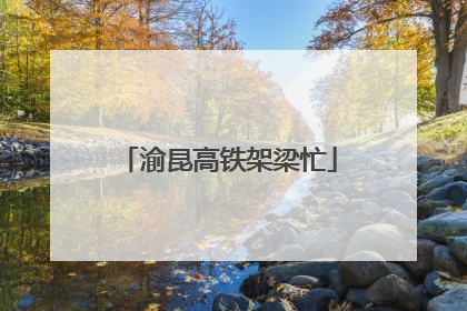 渝昆高铁架梁忙