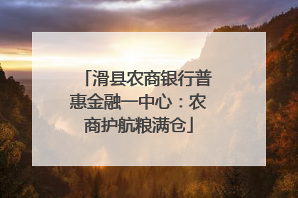 滑县农商银行普惠金融一中心：农商护航粮满仓