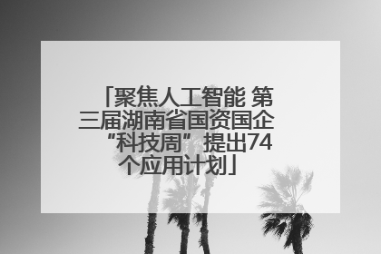 聚焦人工智能 第三届湖南省国资国企“科技周”提出74个应用计划