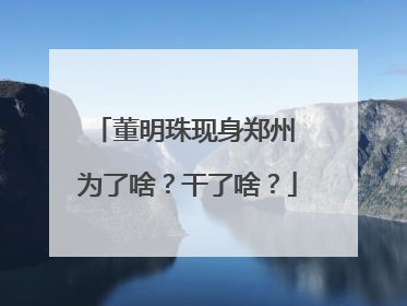 董明珠现身郑州 为了啥？干了啥？