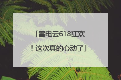 雷电云618狂欢！这次真的心动了