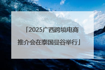 2025广西跨境电商推介会在泰国曼谷举行