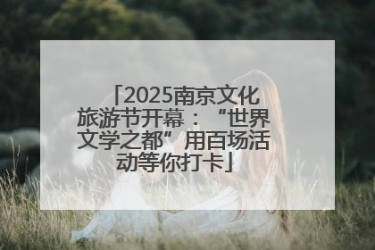 2025南京文化旅游节开幕：“世界文学之都”用百场活动等你打卡