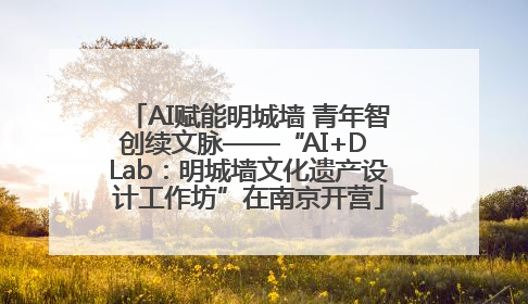 AI赋能明城墙 青年智创续文脉——“AI+D Lab：明城墙文化遗产设计工作坊”在南京开营